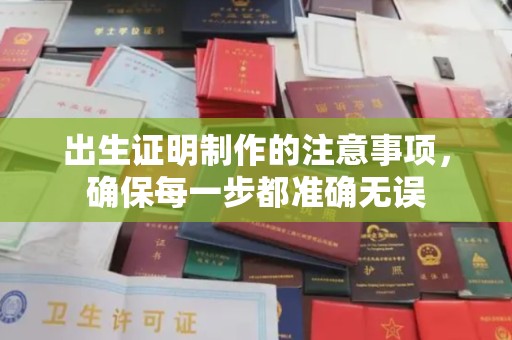 洛宁出生证明制作的注意事项，确保每一步都准确无误